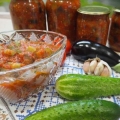 Salata za zimnicu od patlidžana i krastavaca