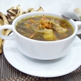 Juha od gljiva od smrznutih gljiva: recepti sa fotografijama