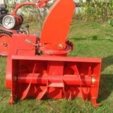 Nošeni čistač snijega za pozdrav motociklom