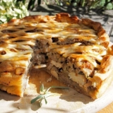 Pita sa pečurkama: slana i sveža, sa krompirom i lukom, recepti sa ...