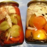 Salata od zelenog paradajza sa kupusom