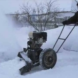 Čistač snijega uradi sam za hodni traktor + crteži