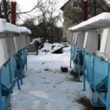 Držanje zečeva na otvorenom zimi