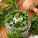 Soljenje peršuna za zimnicu