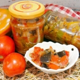 Snack globus sa patlidžanom za zimu