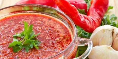 Adjika bez paradajza: recept za zimnicu