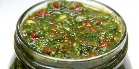 Adjika od zelenog paradajza za zimu