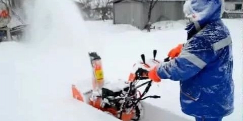 Benzinski čistač snijega prorab: pregled modela