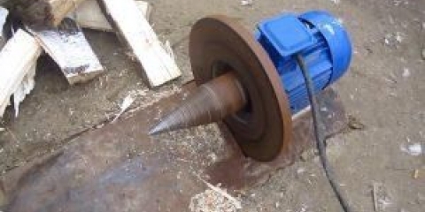 Vijčani cjepač drva