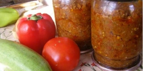 Kavijar od tikvica bez sirćeta za zimu