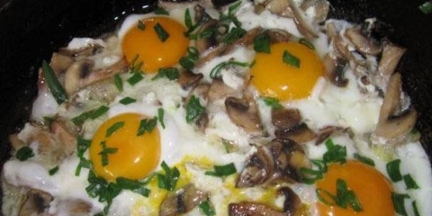 Jaja sa pečurkama: pržena i punjena