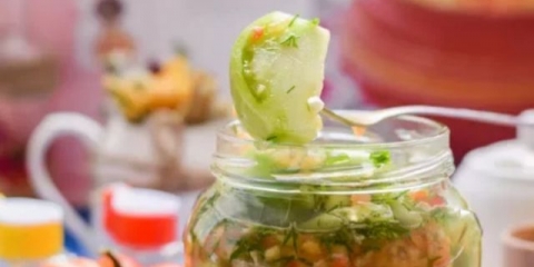 Konzervirani zeleni paradajz: zimski recepti