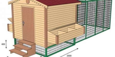 Uradi sam kokošinjac za 20 pilića + crteži