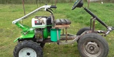 Minitraktor iz motobloka