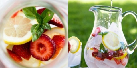 Napitak od bosiljka sa limunom