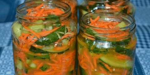 Krastavci u korejskom stilu za zimu instant kuhanja: najukusniji recepti