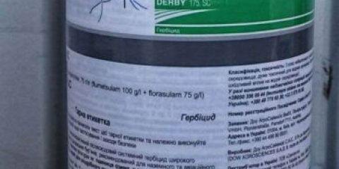 Derby pesticid: uputstvo za upotrebu, aktivni sastojak