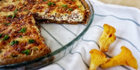 Pita od lisičarki: jednostavni recepti sa fotografijama