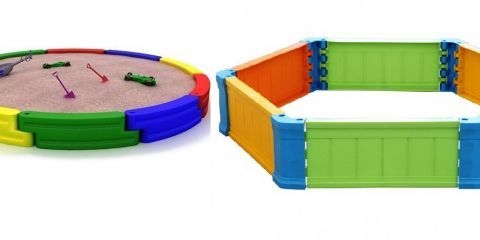 Plastični pješčanik za davanje