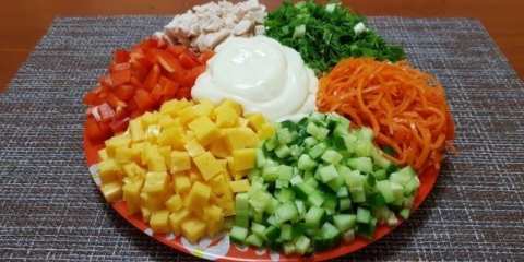 Svečana salata kaleidoskop: recepti sa fotografijama korak po korak