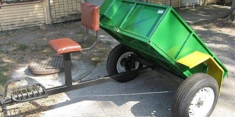 Kuka za vuču za hodni traktor: dimenzije + crteži