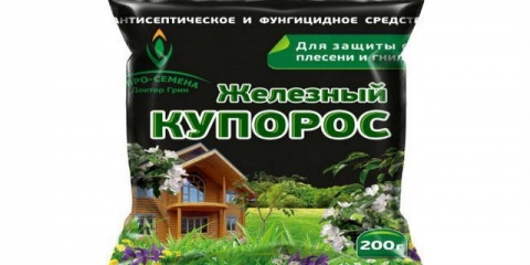 Upotreba željeznog sulfata u vrtlarstvu u jesen