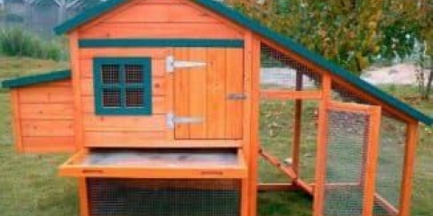 Projekat kokošinjca za 20 pilića, zimska verzija - crteži