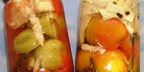 Salata od zelenog paradajza sa kupusom