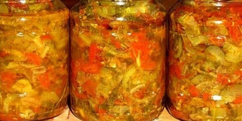 Svekrva salata jezik od krastavaca za zimu