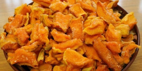 Sušena bundeva u električnoj sušilici