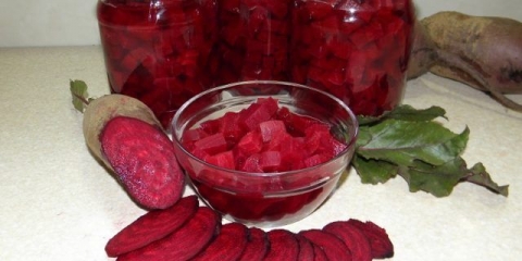 Cvekla za vinaigrette za zimu