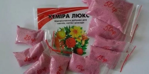 Kemira đubrivo: luksuzno, kombi, hidro, karavan