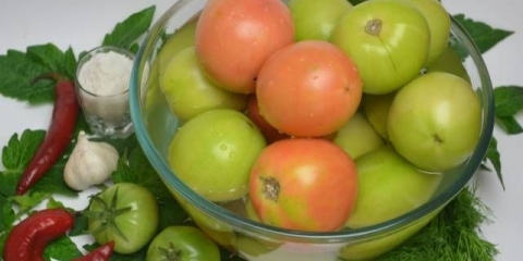 Praznine od zelenog paradajza: recepti sa fotografijama