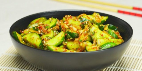 Prženi krastavci na korejskom: 6 recepata